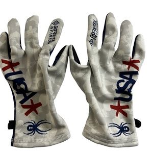 Gore-Tex White and Blue Men's Gloves